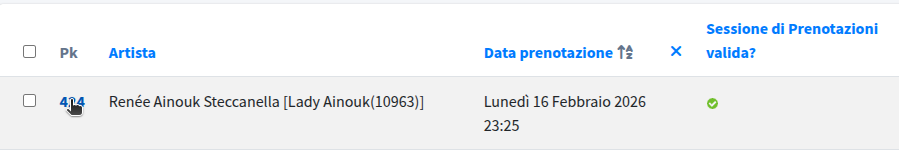 Clic per modifica