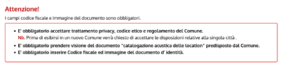 Messaggio bloccante