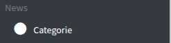 Categorie menù laterale