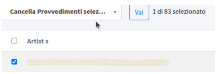 cancellazione provvedimenti