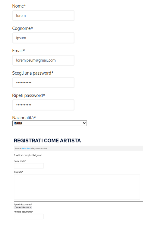 Manuale artista