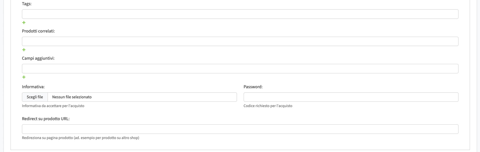 Prodotti tab e-commerce 2