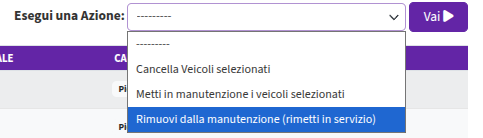 esegui azione macchine